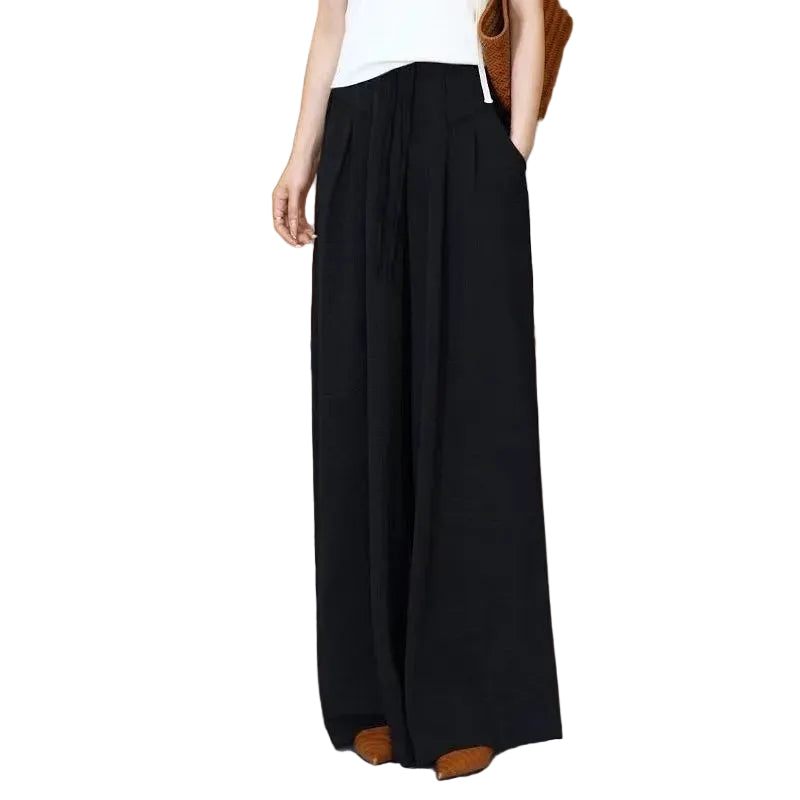 VALORIA | Women’s lightweight ice silk wide leg pants with cooling breathable fabric