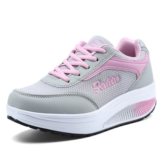 VALORIA | Women’s lightweight platform walking sneakers with cushioned sole