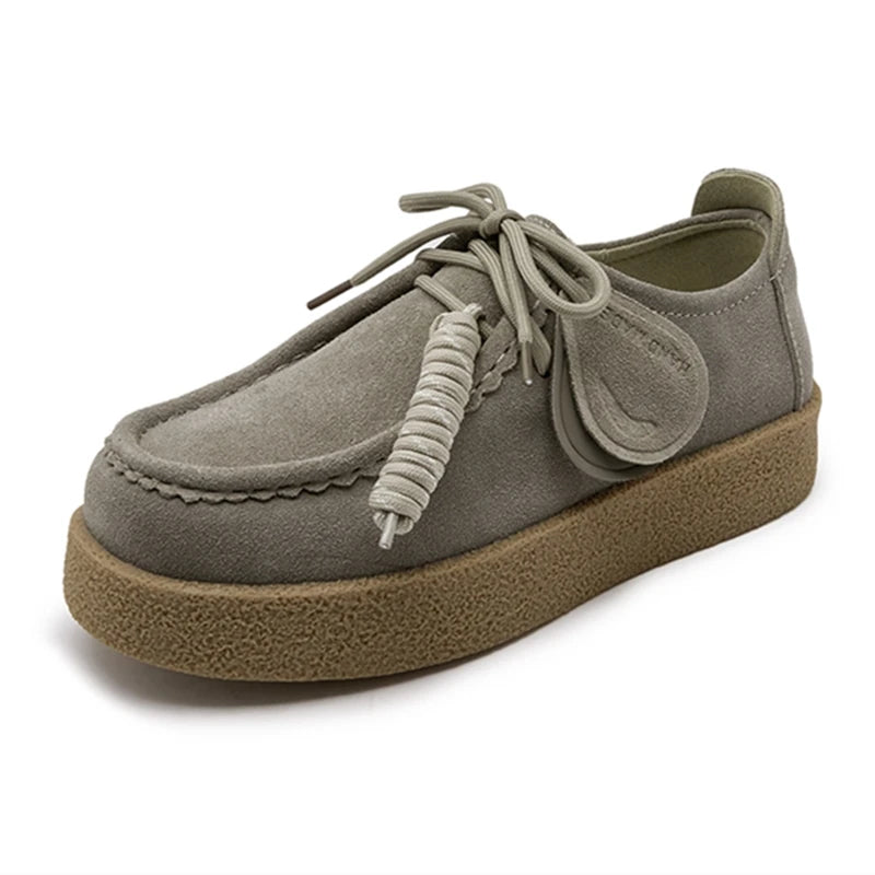 VALORIA | Women’s lightweight suede leather loafers slip-on comfort