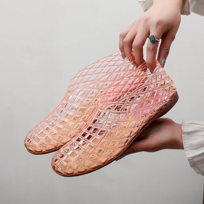 VALORIA | Women’s modern jelly cut-out sandals breathable slip-on style
