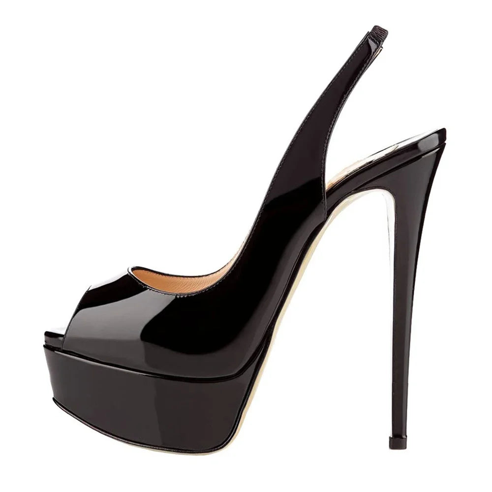 VALORIA | Women’s modern platform high heel sandals glamorous party style