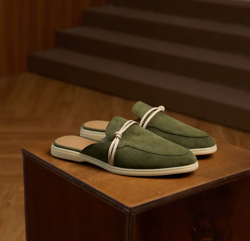 VALORIA | Women’s modern suede slip-on loafers smart casual fashion style