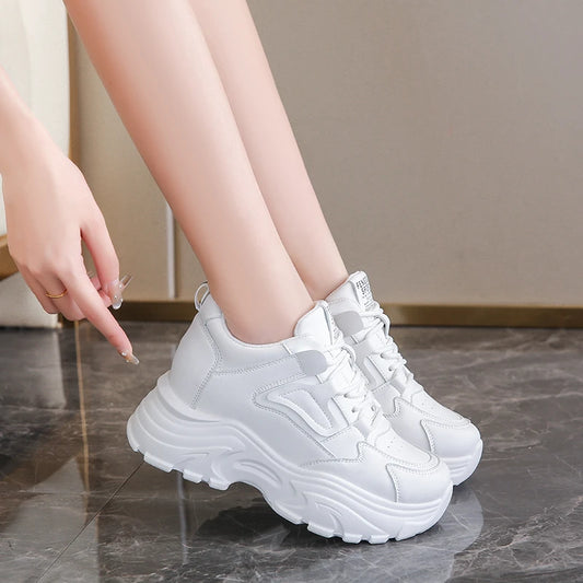 VALORIA | Women’s platform leather sneakers