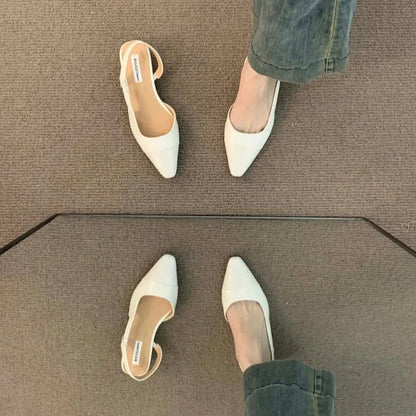 VALORIA | Women’s pointed-toe low heel sandals elegant everyday design