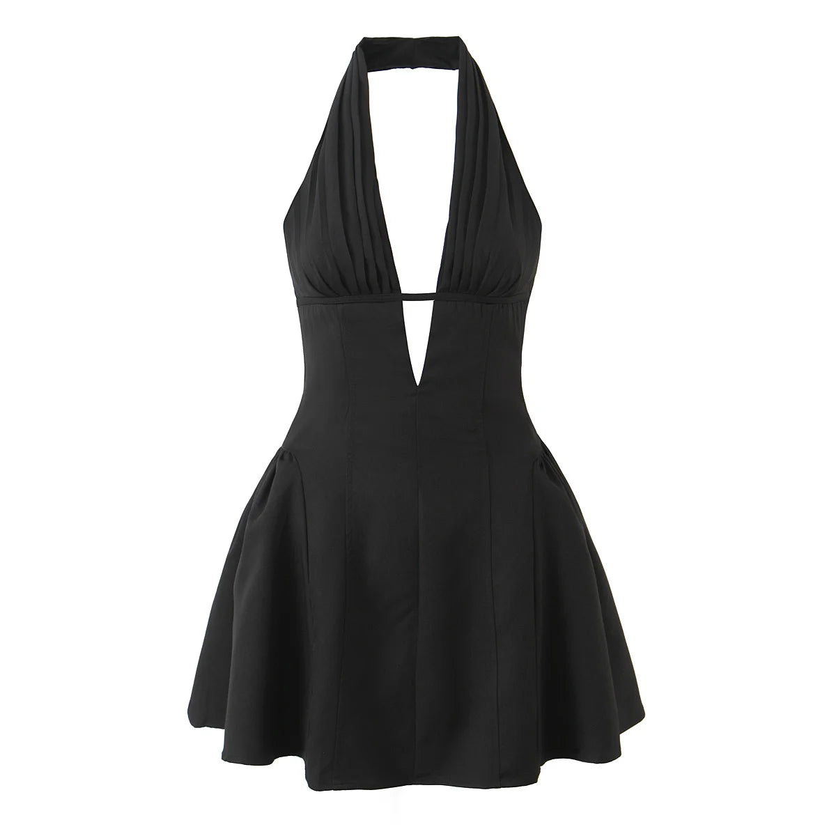 VALORIA | Women’s polka dot halter mini dress