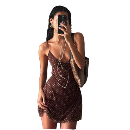 VALORIA | Women’s polka dot sleeveless dress