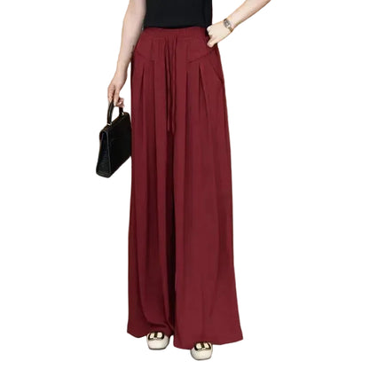 VALORIA | Women’s premium breathable ice silk trousers for casual everyday wear