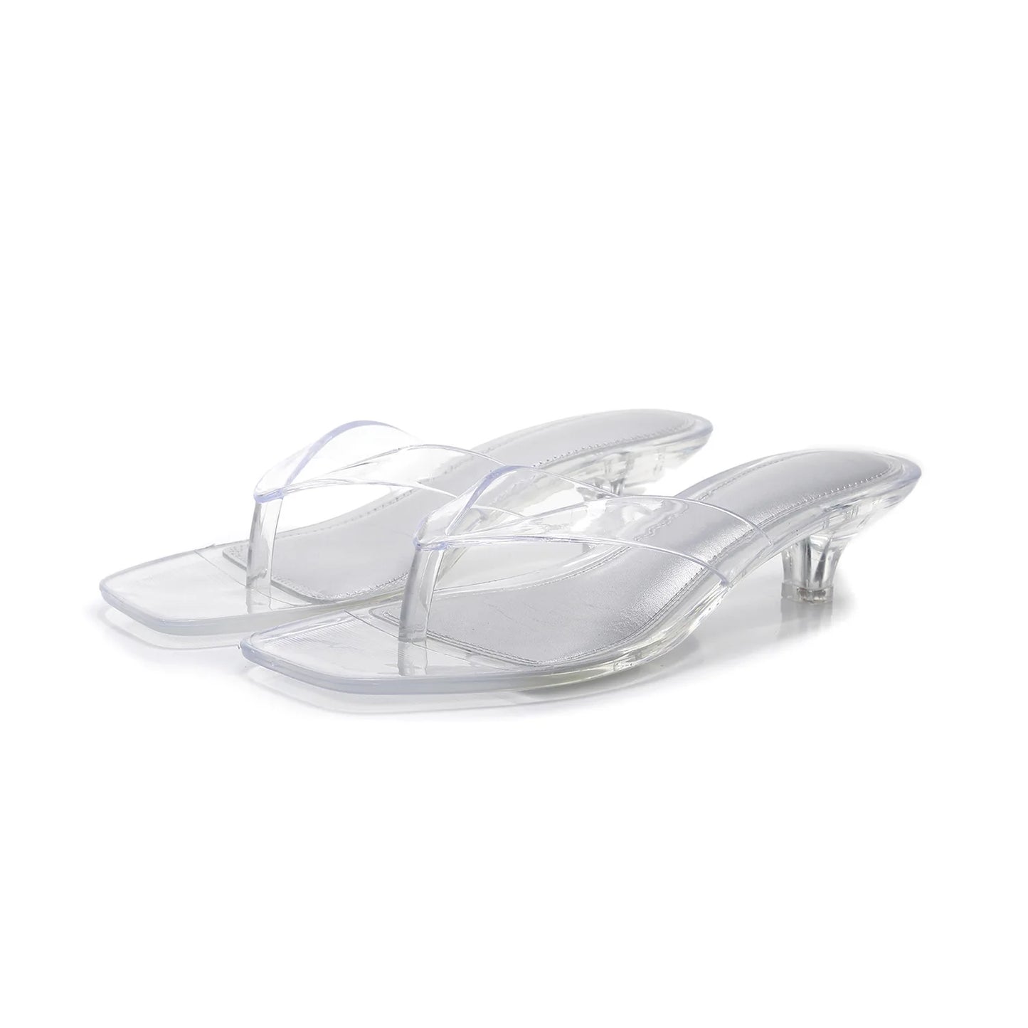 VALORIA | Women’s premium crystal square toe flip flops for casual and dressy occasions