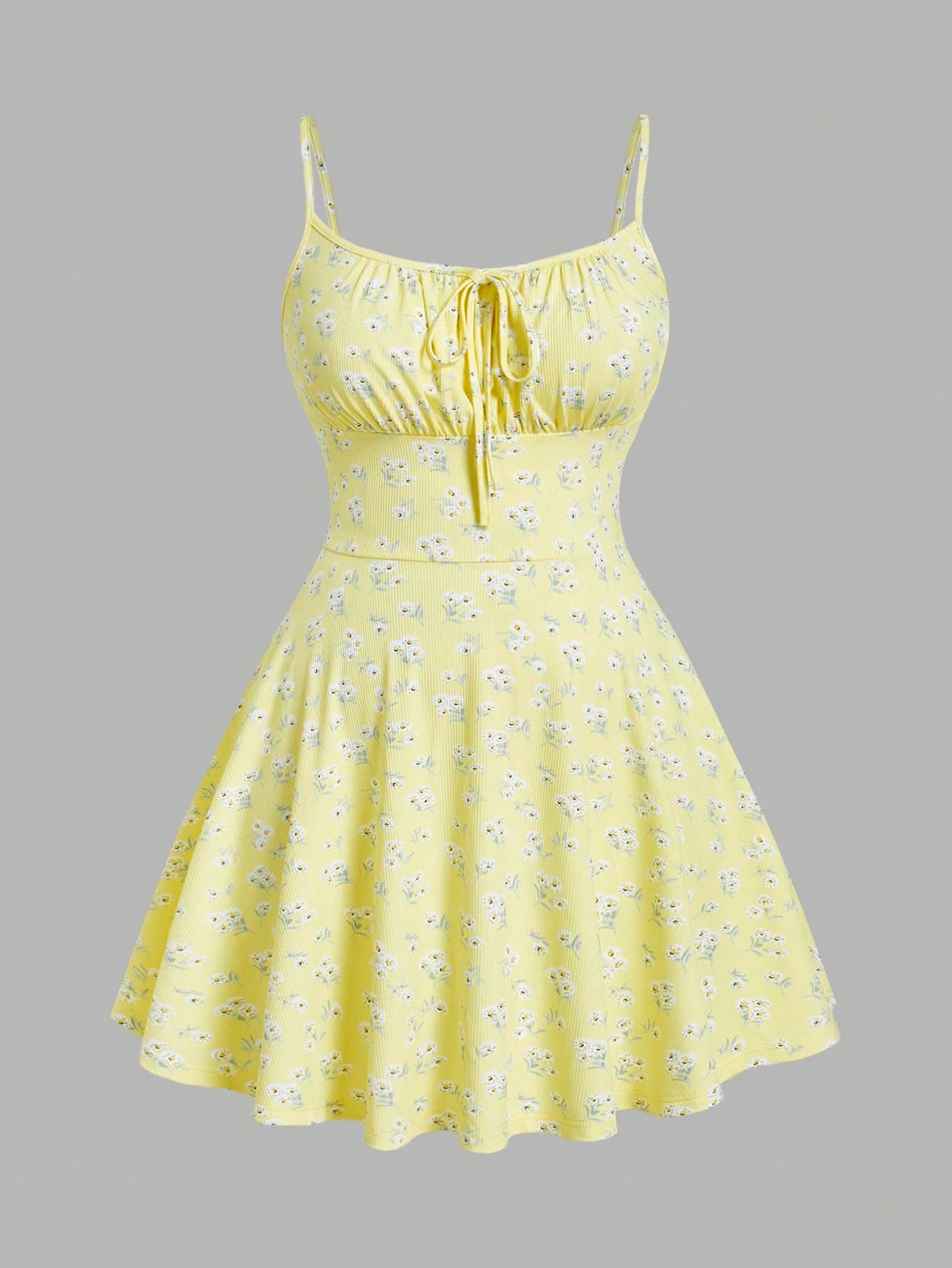VALORIA | Women’s premium floral cami midi dress with adjustable spaghetti straps