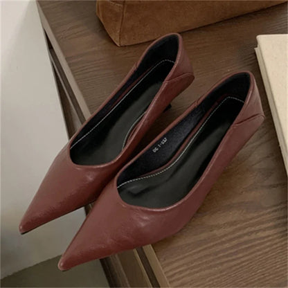 VALORIA | Women’s premium leopard print pointed-toe pumps chic party style