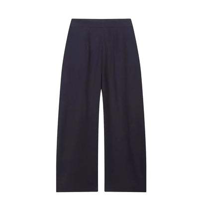 VALORIA | Women’s premium pleated wide leg pants with high-waisted design