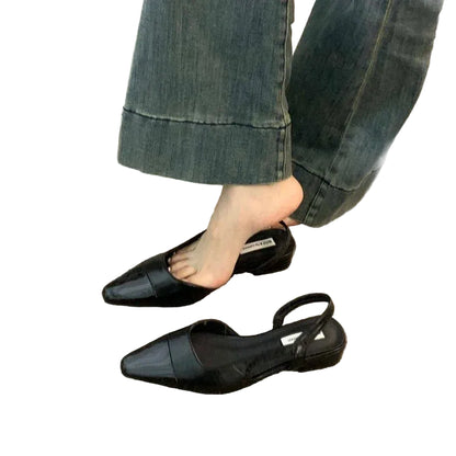 VALORIA | Women’s premium pointed-toe low heel sandals refined silhouette