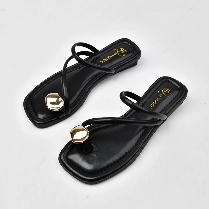 VALORIA | Women’s retro slip-on slippers vintage casual design