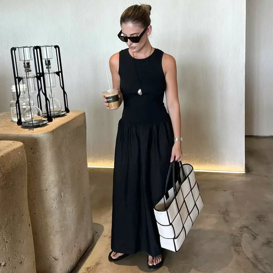 VALORIA | Women’s sleeveless A-line maxi dress