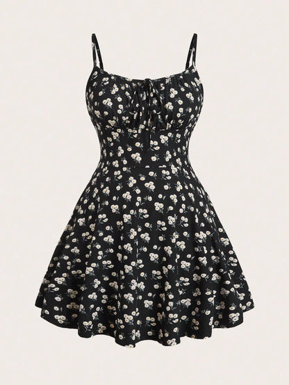 VALORIA | Women’s sleeveless floral slip dress perfect for summer holidays