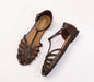 VALORIA | Women’s soft cross strap flat sandals comfort fit