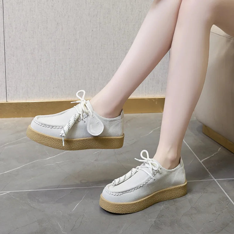 VALORIA | Women’s soft suede leather loafers everyday wear