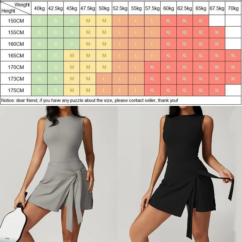 VALORIA | Women’s sports fitness dress engineered for breathable comfort, flexibility 