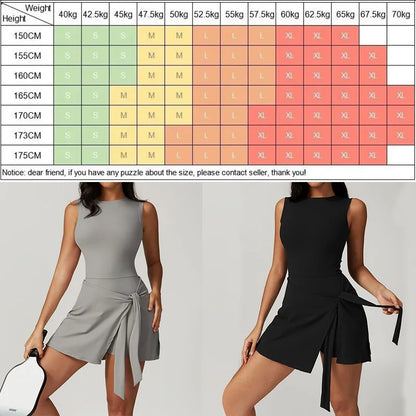 VALORIA | Women’s sports fitness dress engineered for breathable comfort, flexibility 