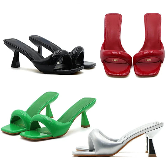 VALORIA | Women’s square toe slingback heels