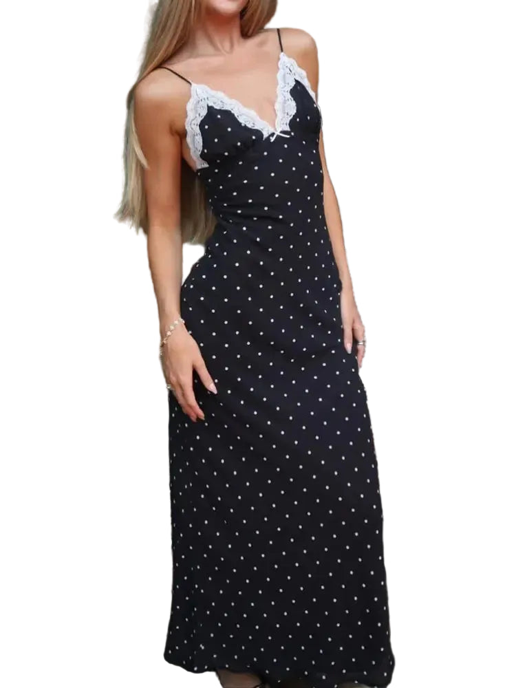 VALORIA | Women’s stylish backless halter maxi dress for summer vacations and evening events