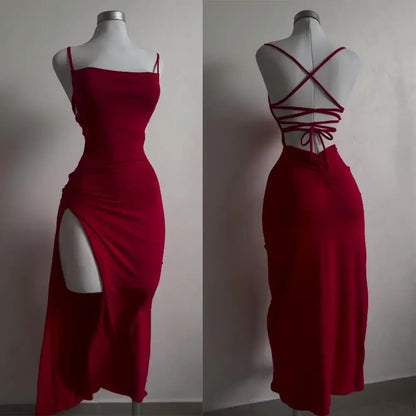VALORIA | Women’s stylish halter neck bodycon dress fitted silhouette
