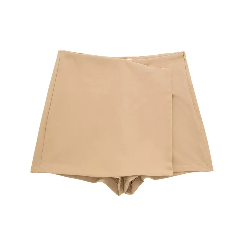 VALORIA | Women’s stylish high waist skort shorts with flattering A-line silhouette