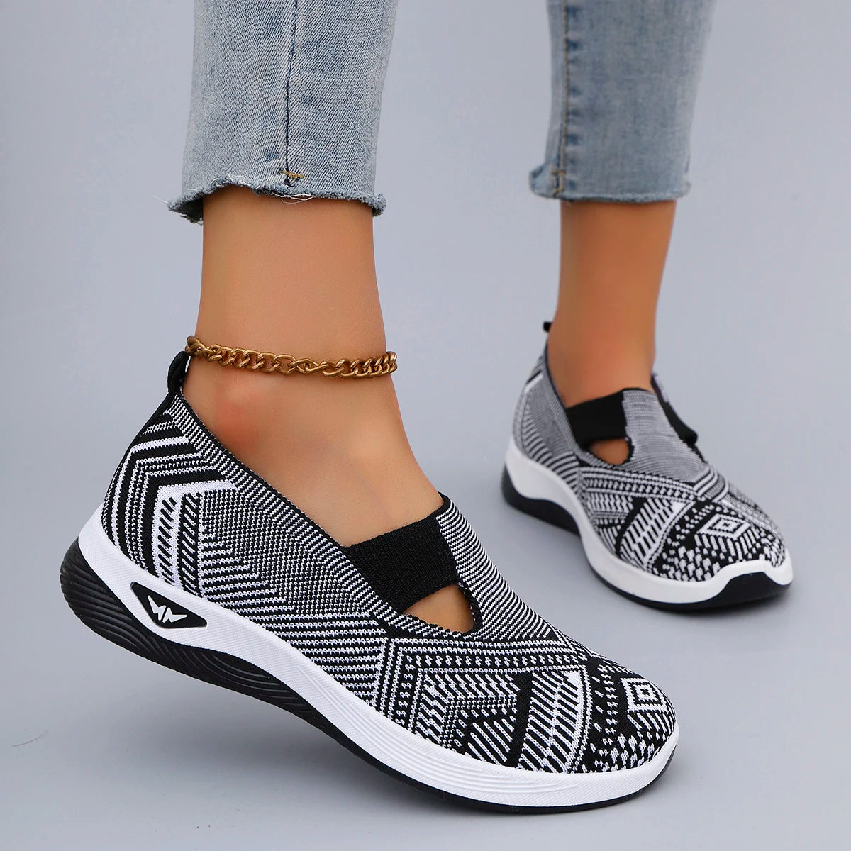 VALORIA | Women’s stylish mesh athletic shoes for walking, travel and casual wear