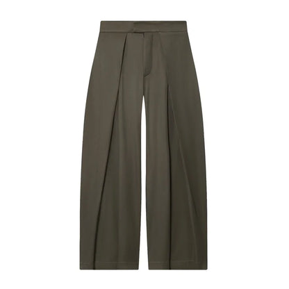 VALORIA | Women’s stylish pleated wide leg pants for office and casual wear