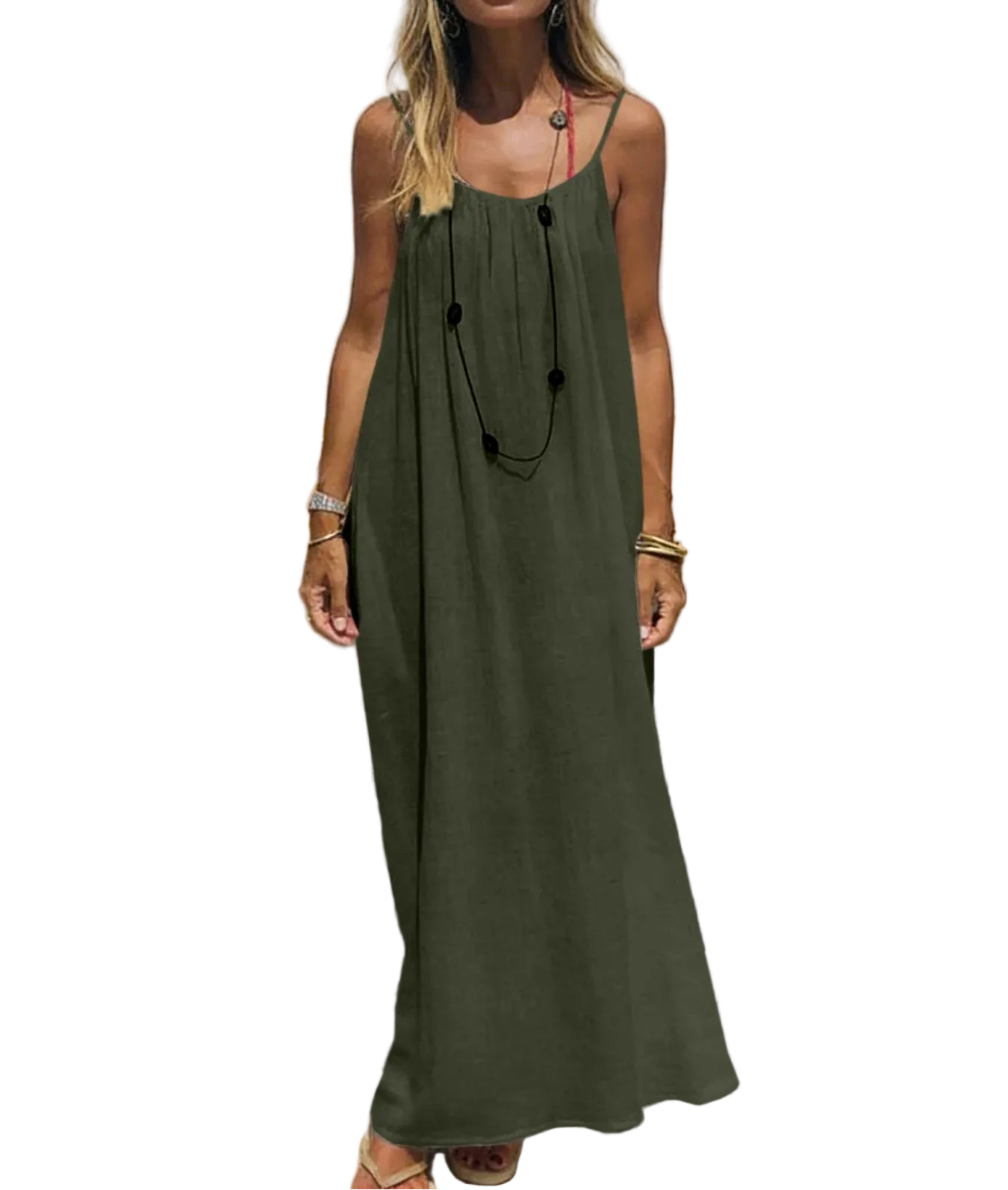 VALORIA | Women’s stylish strapless backless maxi dress for summer parties and vacations