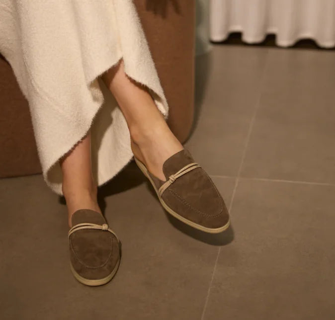 VALORIA | Women’s suede slip-on loafers all-day walking comfort