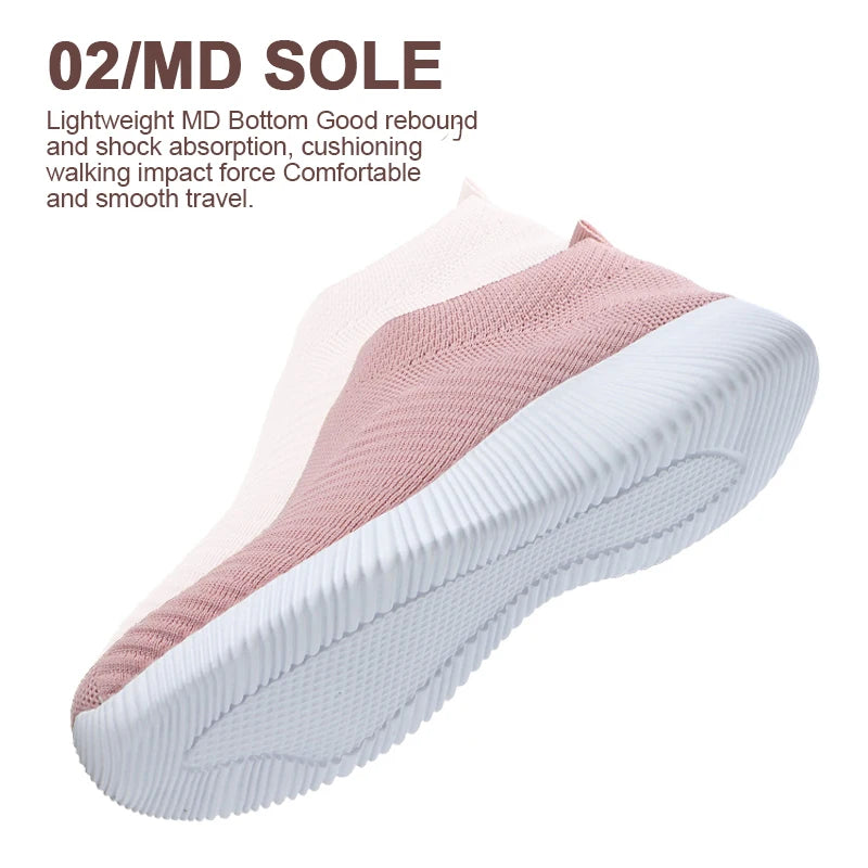 VALORIA | Women’s supportive slip-on trainers offering all-day comfort and lightweight performance