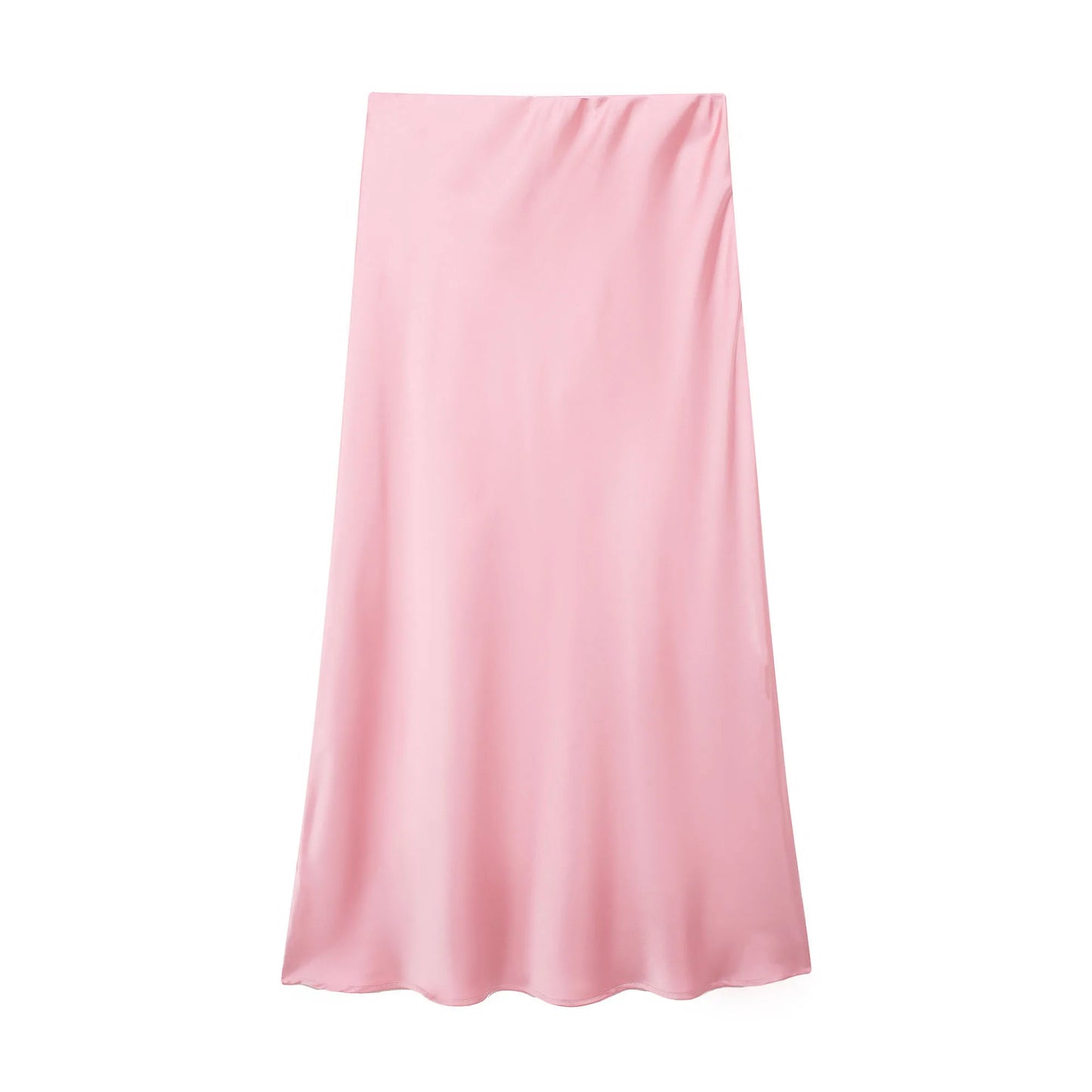 VALORIA | Women’s timeless satin midi skirt designed for modern elegance and versatile styling