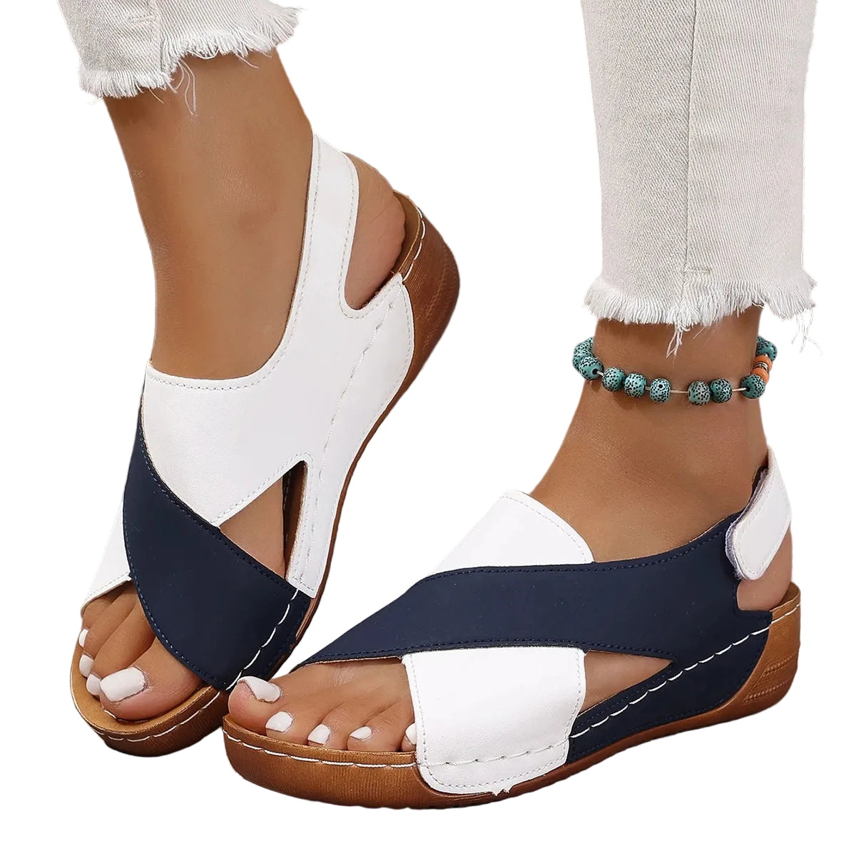 VALORIA | Women’s versatile casual wedge sandals vacation and weekend footwear