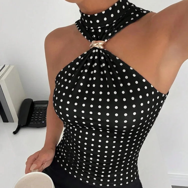 VALORIA | Women’s versatile halter top ideal for casual outings, travel and festivals