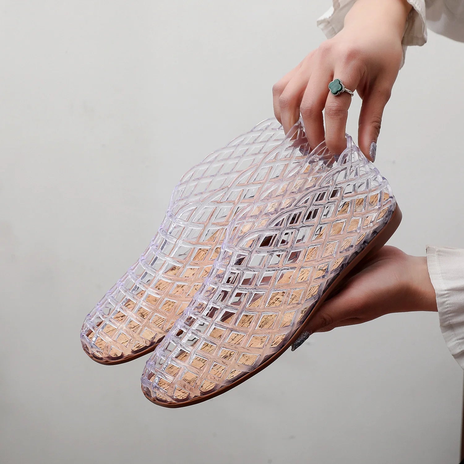 VALORIA | Women’s versatile jelly cut-out sandals vacation essential footwear