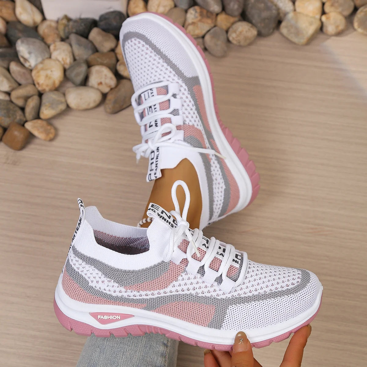 VALORIA | Women’s versatile two-tone casual sneakers casual and streetwear style